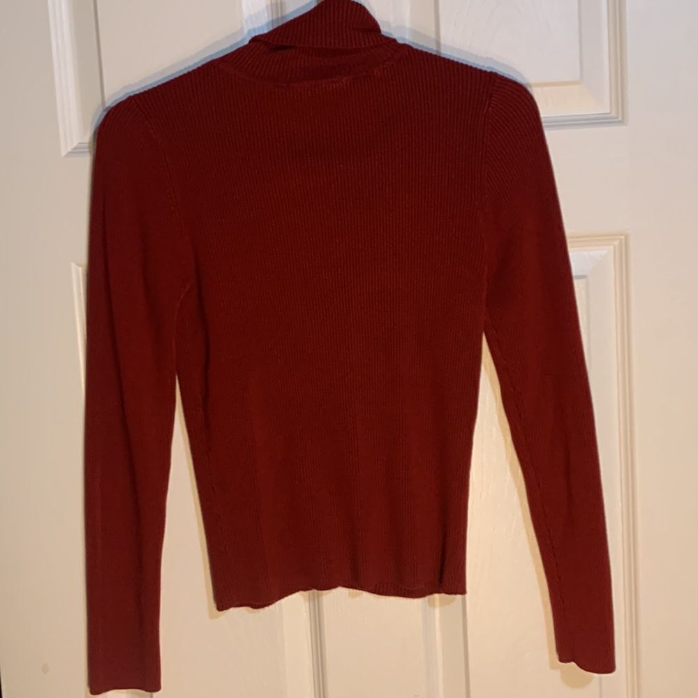 Hilliard & Hanson Red Tutttle Neck Size M - Picture 9 of 9